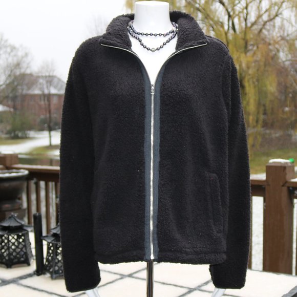 Old Navy Jackets & Blazers - Old Navy Cozy Sherpa Zip-Front Jacket for Women XL